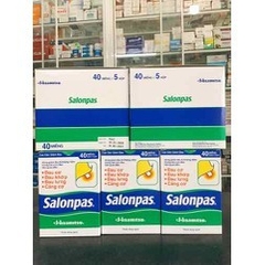 CAO DÁN SALONPAS 40M Hộp 200 miếng = 5 hộp×40miếng