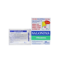 CAO DÁN SALONPAS 40M Hộp 200 miếng = 5 hộp×40miếng