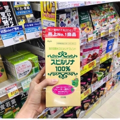 Tảo Xoắn Spirulina Nhật Bản Hộp 2200 Viên tem đỏ Chính Hãng