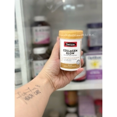 Collagen Glow Swisse Viên Uống Đẹp Da,Căng Bóng Da, Chống Lão Hoá Da 60 Viên/ 120 Viên