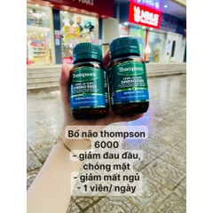Viên uống bổ não Ginkgo Biloba 6000mg Thompson 60 viên