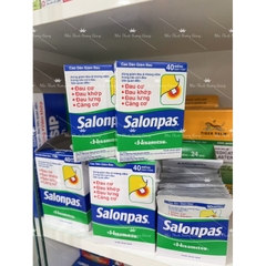 CAO DÁN SALONPAS 40M Hộp 200 miếng = 5 hộp×40miếng