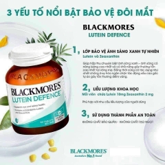 Viên Uống Bổ Mắt Blackmores Lutein 60 Viên, giúp bổ mắt, tăng cường thị lực, giảm mỏi mắt