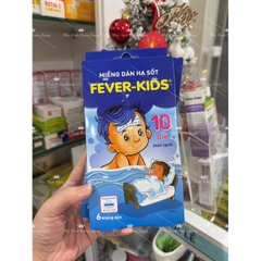 Miếng dán hạ sốt Fever Kids 10 giờ- Mát lạnh, dịu cơn sốt