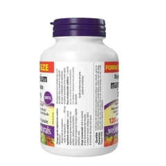 Viên Magnesium WEBBER NATURALS Bổ Sung Magiê, Cải Thiện Xương Và Răng- 120 viên nhập khẩu