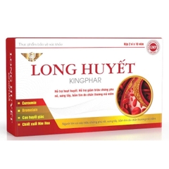 Viên tan bầm Long huyết Kingphar - Giảm tím, phù nề ( Hộp 20 viên)