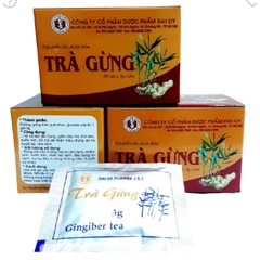 Trà Gừng Đại Uy- Trà Gừng giải cảm- Hộp 10 gói