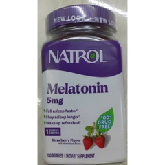 Melatonin 5mg - Viên kẹo dẻo hỗ trợ giấc ngủ ngon