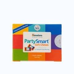 Viên Nhai Hỗ Trợ Giải Rượu, Giảm Say Himalaya Party Smart Soft Chews Hộp 2 VIÊN