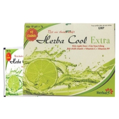 Hỗ trợ thanh nhiệt herbacool extra Vị Chanh Thảo Dược Việt (lốc/10h/5g)
