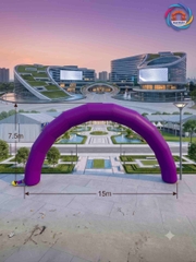 Cổng Hơi 10m Tròn Màu Đỏ