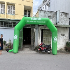 Cổng Hơi 5m Vuông Màu Xanh Lá Mạ
