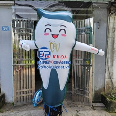 Rối Hơi vẫy tay quảng cáo Nhà Thuốc, Nha khoa