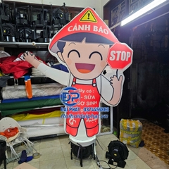 Rối Hơi Bỉm Sữa quảng cáo cửa hàng bỉm sửa mẹ và bé
