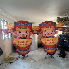 Rối Hơi Thần Tài,Mascot Thần Tài