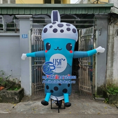 Rối Hơi vẫy tay quảng cáo Cafe, Trà Sữa