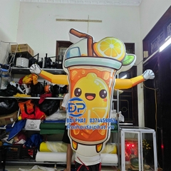 Rối Hơi vẫy tay quảng cáo Cafe, Trà Sữa