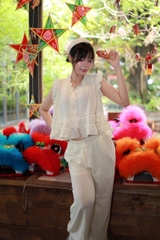 SE2166- SET 2 MÓN áo kiểu kèm quần
