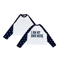 A29901- Áo thun raglan Tay Dài in Pretty