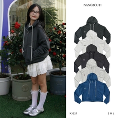 K3227-  Áo khoác rã in Fall in love