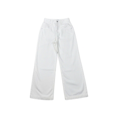 Q9835 - Quần culottes jeans túi bầu rã túi