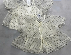 A28571 - A babydoll 2 món kèm áo 2 dây