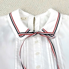 A29644 - A babydoll nhấn li trước lai bèo