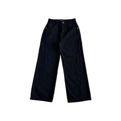 Q9835 - Quần culottes jeans túi bầu rã túi