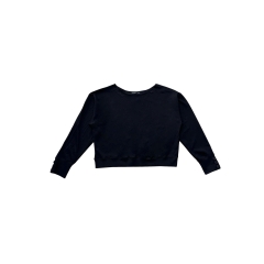 A29968 - Áo sweater thun cotton trễ vai thêu My emotions