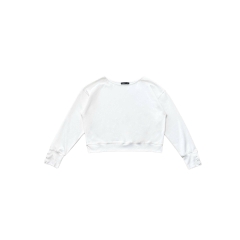 A29968 - Áo sweater thun cotton trễ vai thêu My emotions