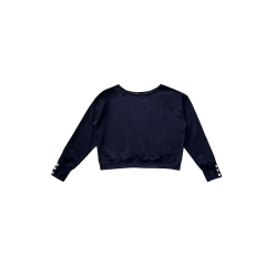 A29968 - Áo sweater thun cotton trễ vai thêu My emotions