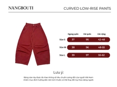 Q9901-	Quần khaki ống cong style cạp trễ