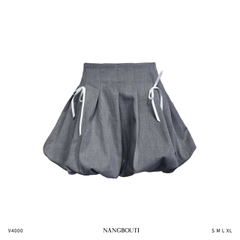 V4000 - V bí ngắn đính 2 dây nơ