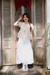 A29318 - A kiểu xô thêu họa tiết hoa