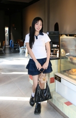 SE2085 - SE 2 món áo polo + váy ngắn tầng