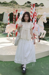 V4043 - V dài buộc nơ 2 bên phối ren