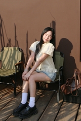 A29528 - A kiểu dún bèo thân trước tay búp