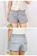 S3691 - Short kaki hàn túi mổ trước