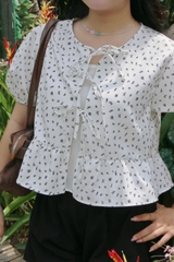 A29647-  babydoll buộc nơ trước kèm áo trong 1703