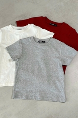 A29366 - A thun trơn crop ôm
