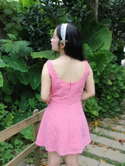 D6135 - D caro phối ren đính nơ