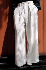 Q8662- Q culottes xếp li túi xéo bản lưng kiểu