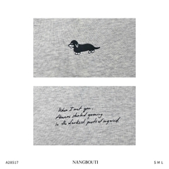 A28517- A thun TN cổ tròn 2606 in cún When