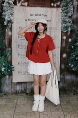 A29221 - A kiểu tay bèo phối ren lai