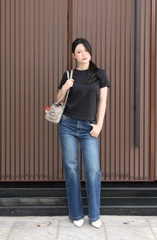 Q9907-	Quần Jean ống suông