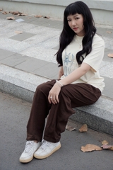 Q8738- Quần kaki baggy rã giữa