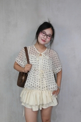 A28571 - A babydoll 2 món kèm áo 2 dây