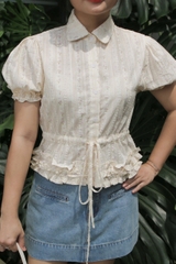 V4008 - V J ngắn lai to 2 túi mổ ngang