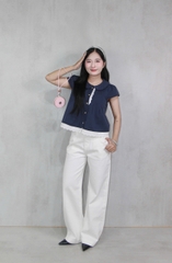 A29637 - A kiểu babydoll lai ren&nẹp