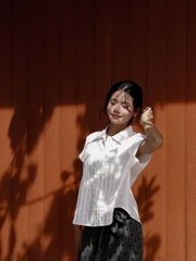 A29124- A smi xăn tay xếp li